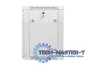 Szafa instalacyjna wisząca 19'' 12U 600X450mm szara (drzwi szklane)