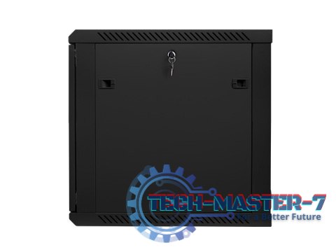 Szafa instalacyjna wisząca 19'' 12U 600X600mm czarna (drzwi szklane) Szafa instalacyjna wisząca 19'' 12U 600X600mm czarna (drzwi szklane)