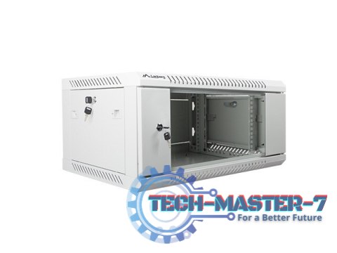 Szafa instalacyjna wisząca 19'' 4U 600X450mm szara (drzwi szklane) Szafa instalacyjna wisząca 19'' 4U 600X450mm szara (drzwi szklane)