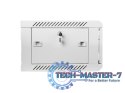 Szafa instalacyjna wisząca 19'' 4U 600X450mm szara (drzwi szklane)