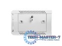 Szafa instalacyjna wisząca 19'' 4U 600X450mm szara (drzwi szklane)