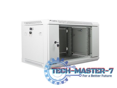 Szafa instalacyjna wisząca 19'' 6U 600X450mm szara (drzwi szklane) Szafa instalacyjna wisząca 19'' 6U 600X450mm szara (drzwi szklane)