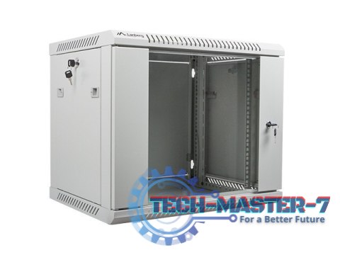 Szafa instalacyjna wisząca 19'' 9U 600X450mm szara (drzwi szklane) Szafa instalacyjna wisząca 19'' 9U 600X450mm szara (drzwi szklane)