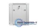Szafa instalacyjna wisząca 19'' 9U 600X450mm szara (drzwi szklane)