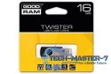 TWISTER 16GB Black USB2.0