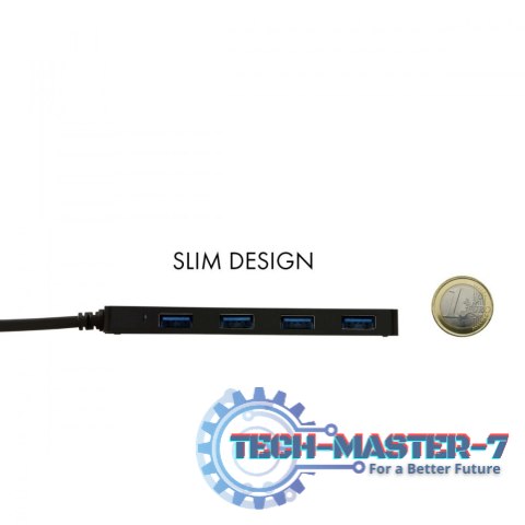 USB 3.0 Slim PASS 4 porty pasywny Win/MAC USB 3.0 Slim PASS 4 porty pasywny Win/MAC