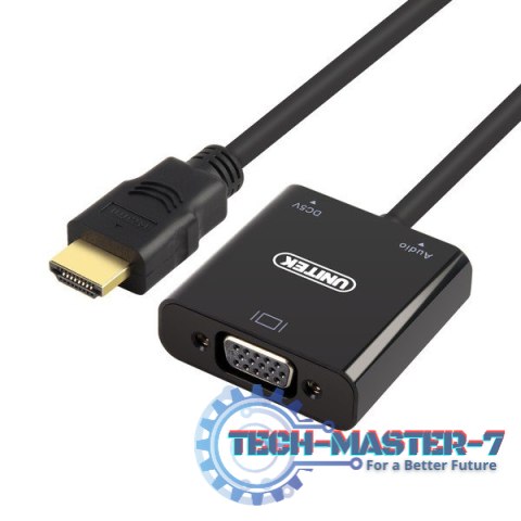 Adapter HDMI to VGA + AUDIO; Y-6333 Adapter HDMI to VGA + AUDIO; Y-6333