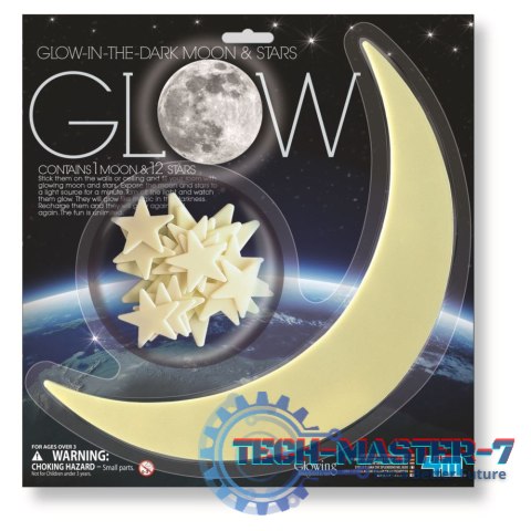 Glowing Gwiazdy i Księżyc