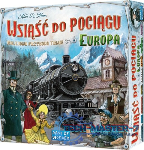 Gra Wsiąść do Pociągu Europa Gra Wsiąść do Pociągu Europa