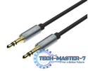 KABEL MiniJack 3,5mm(M) -MiniJack TWIST; Y-C922ABK