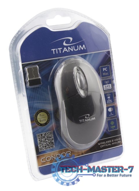 MYSZ BEZPREWODOWA CONDOR,3D,2.4GHz, TM120K MYSZ BEZPREWODOWA CONDOR,3D,2.4GHz, TM120K