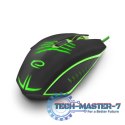 MYSZKA PRZEWODOWA DLA GRACZY 6D OPTYCZNA USB MX209 CLAW ZIELONA