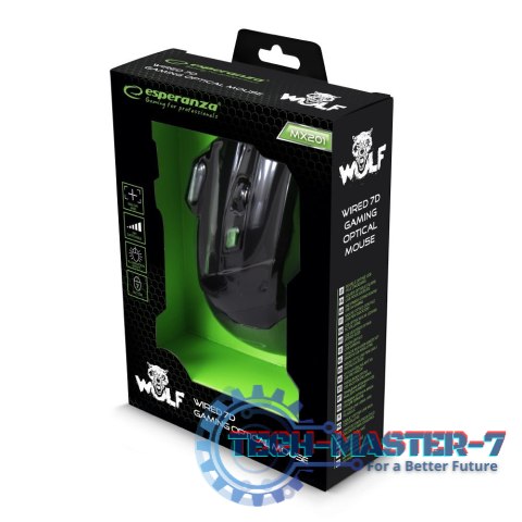 MYSZKA PRZEWODOWA DLA GRACZY 7D OPTYCZNA USB MX201 WOLF ZIELONA MYSZKA PRZEWODOWA DLA GRACZY 7D OPTYCZNA USB MX201 WOLF ZIELONA
