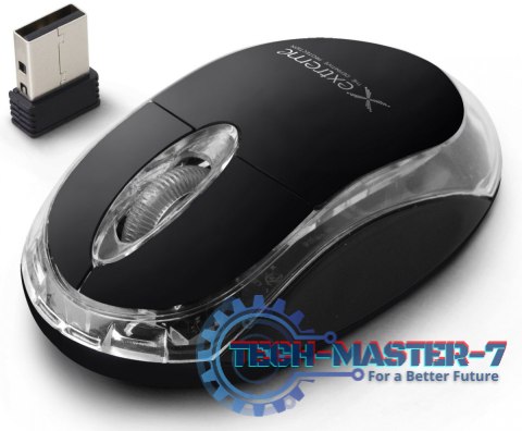 Mysz bezprzewodowa XM105K 3D, 2.4GHz, czarna Mysz bezprzewodowa XM105K 3D, 2.4GHz, czarna