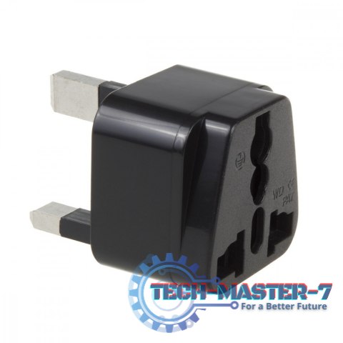 Adapter gniazdo EU na wtyk UK MCE154 Czarny Adapter gniazdo EU na wtyk UK MCE154 Czarny