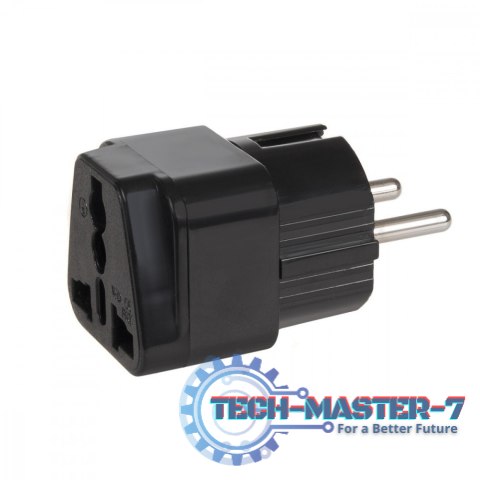 Adapter gniazdo UK na wtyk EU uniwersalny MCE155 Czarny Adapter gniazdo UK na wtyk EU uniwersalny MCE155 Czarny