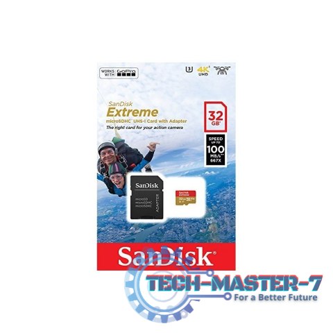 Extreme microSDHC 32GB 100/60 MB/s A1 V30 GoPro