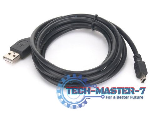 Kabel USB mini AM-BM5P 2.0 (Canon) 1,8m czarny Kabel USB mini AM-BM5P 2.0 (Canon) 1,8m czarny