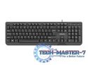 Klawiatura Trout Slim 1.8m czarna USB
