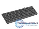 Klawiatura Trout Slim 1.8m czarna USB