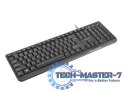 Klawiatura Trout Slim 1.8m czarna USB