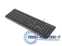 Klawiatura Trout Slim 1.8m czarna USB
