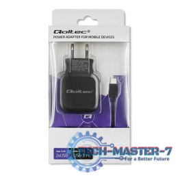 Ładowarka sieciowa 17W | 5V | 3.4A | 2xUSB + kabel USB typC