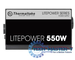 Litepower II Black 550W (Active PFC, 2xPEG, 120mm, Single Rail)