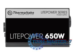 Litepower II Black 650W (Active PFC, 2xPEG, 120mm, Single Rail)