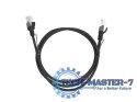 PATCHCORD KAT.6 1M CZARNY FLUKE PASSED LANBERG