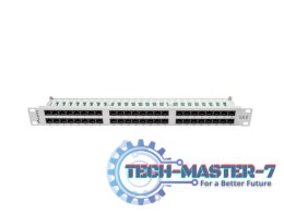 Patch Panel 48 Port 1U Kat.6 szary