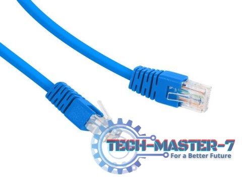 Patch cord Kat.6 UTP 0.5m niebieski Patch cord Kat.6 UTP 0.5m niebieski