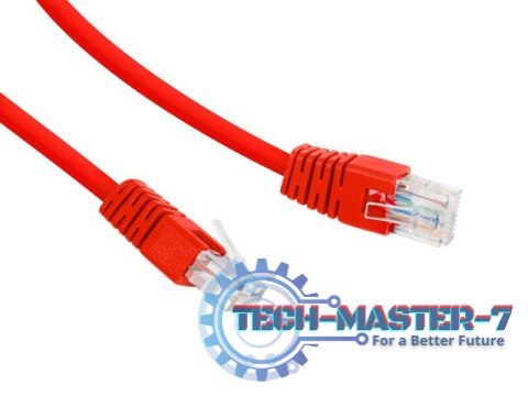 Patch cord Kat.6 UTP 2m czerwony Patch cord Kat.6 UTP 2m czerwony