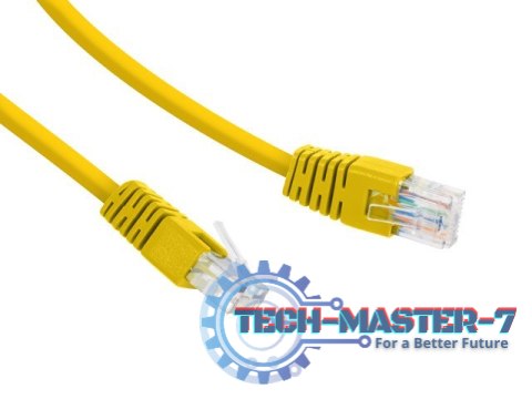 Patch cord Kat.6 UTP 2m żółty Patch cord Kat.6 UTP 2m żółty