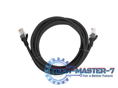 Patchcord kat.5e 3.0M UTP czarny Patchcord kat.5e 3.0M UTP czarny