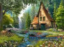 Puzzle 2000 elementów Chatka