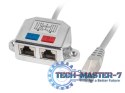 Adapter rodzielacz LAN RJ-45 - 2x RJ-45 FTP