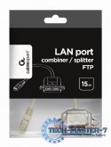 Adapter rozdzielacz LAN RJ-45/2XRJ-45 FTP