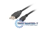 Kabel USB 2.0 micro AM-MBM5P 1M czarny