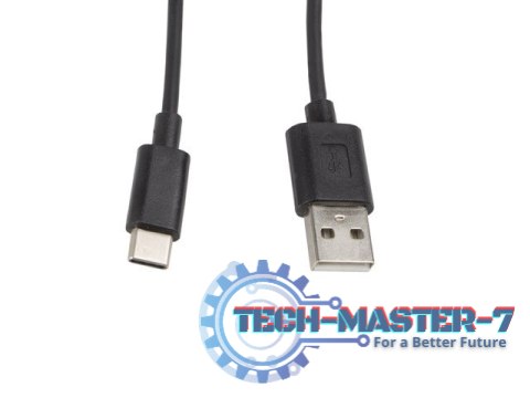 Kabel USB-C -> USB-A M/M 1M 2.0 czarny Kabel USB-C -> USB-A M/M 1M 2.0 czarny