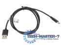 Kabel USB-C -> USB-A M/M 1M 2.0 czarny