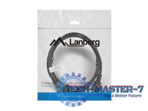 Kabel zasilający CEE 7/7 - IEC 320 C13 1.8M czarny Kabel zasilający CEE 7/7 - IEC 320 C13 1.8M czarny