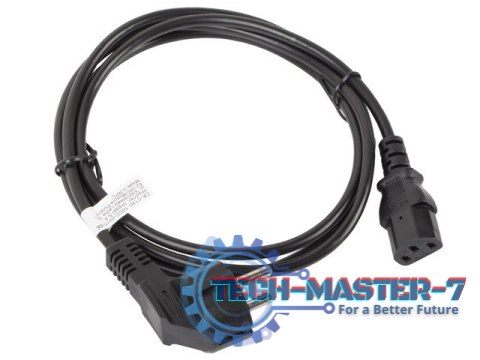 Kabel zasilający CEE 7/7 - IEC 320 C13 1.8M czarny Kabel zasilający CEE 7/7 - IEC 320 C13 1.8M czarny