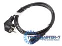 Kabel zasilający CEE 7/7 - IEC 320 C13 1.8M czarny