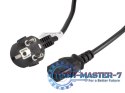 Kabel zasilający CEE 7/7 - IEC 320 C13 VDE 3M czarny
