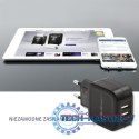 Ładowarka sieciowa 17W | 5V | 3.4A | 2xUSB + kabel USB typC