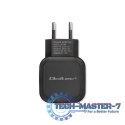 Ładowarka sieciowa 17W | 5V | 3.4A | 2xUSB + kabel USB typC