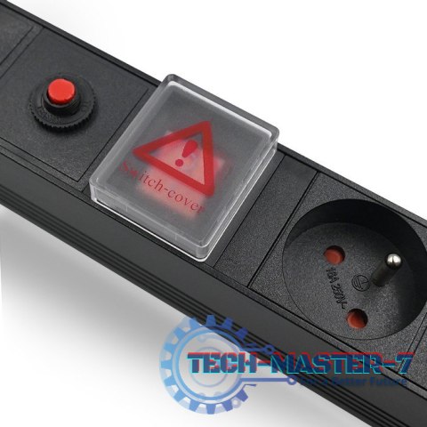 Listwa zasilająca do RACK 19cali | 1U | 6A | PDU | 6xSCHUKO | 2m Listwa zasilająca do RACK 19cali | 1U | 6A | PDU | 6xSCHUKO | 2m