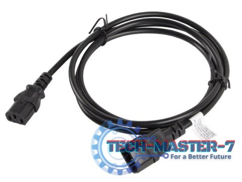 Przedłużacz kabla zasilającego IEC 320 C13 - C14 VDE 1.8M czarny Przedłużacz kabla zasilającego IEC 320 C13 - C14 VDE 1.8M czarny