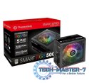 Smart 500W RGB (80+ 230V EU, 2xPEG, 120mm, Single Rail)
